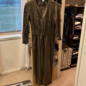 Old Navy Olive Green Soft Jumpsuit Size M